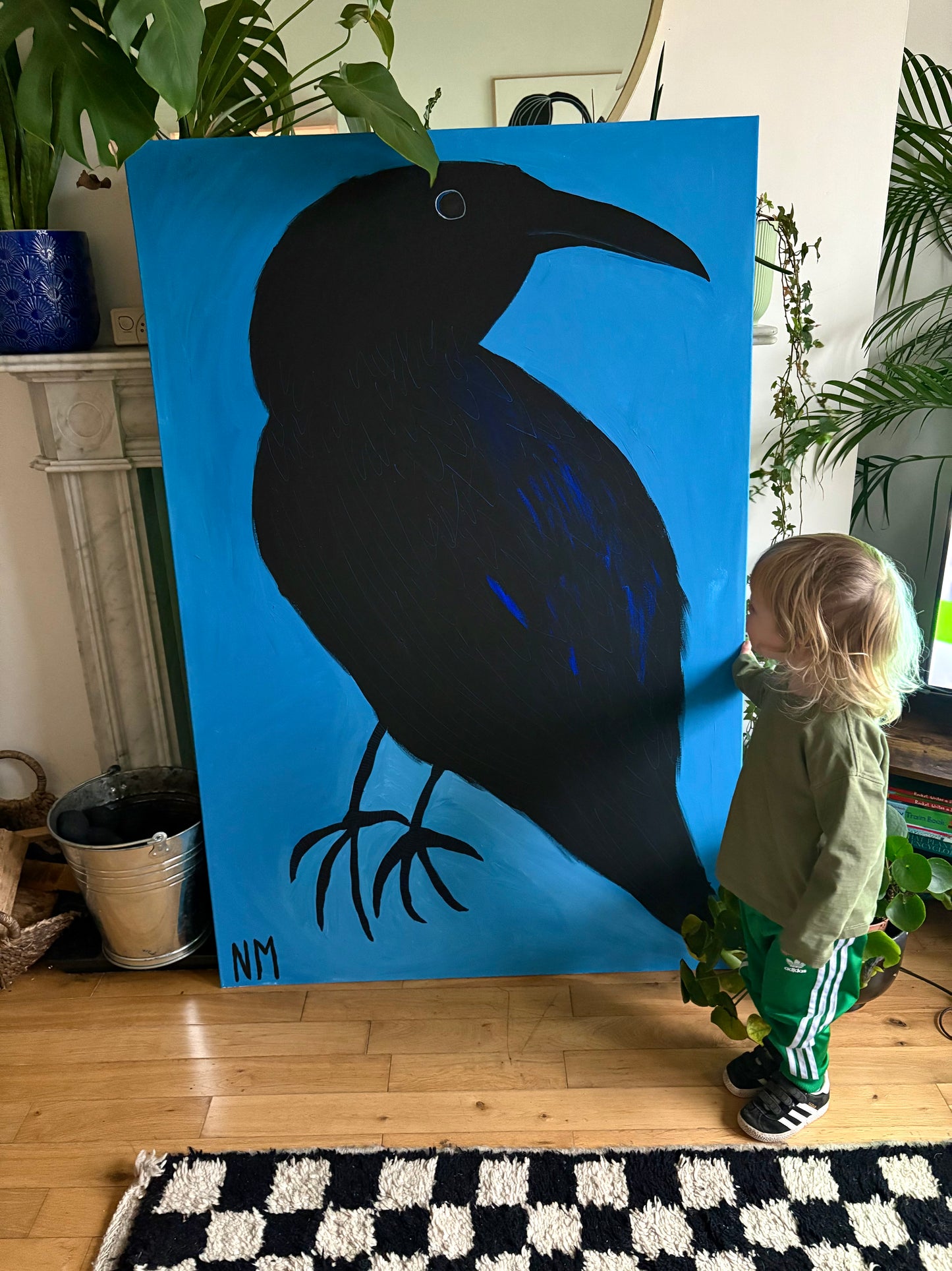 Giant crow.