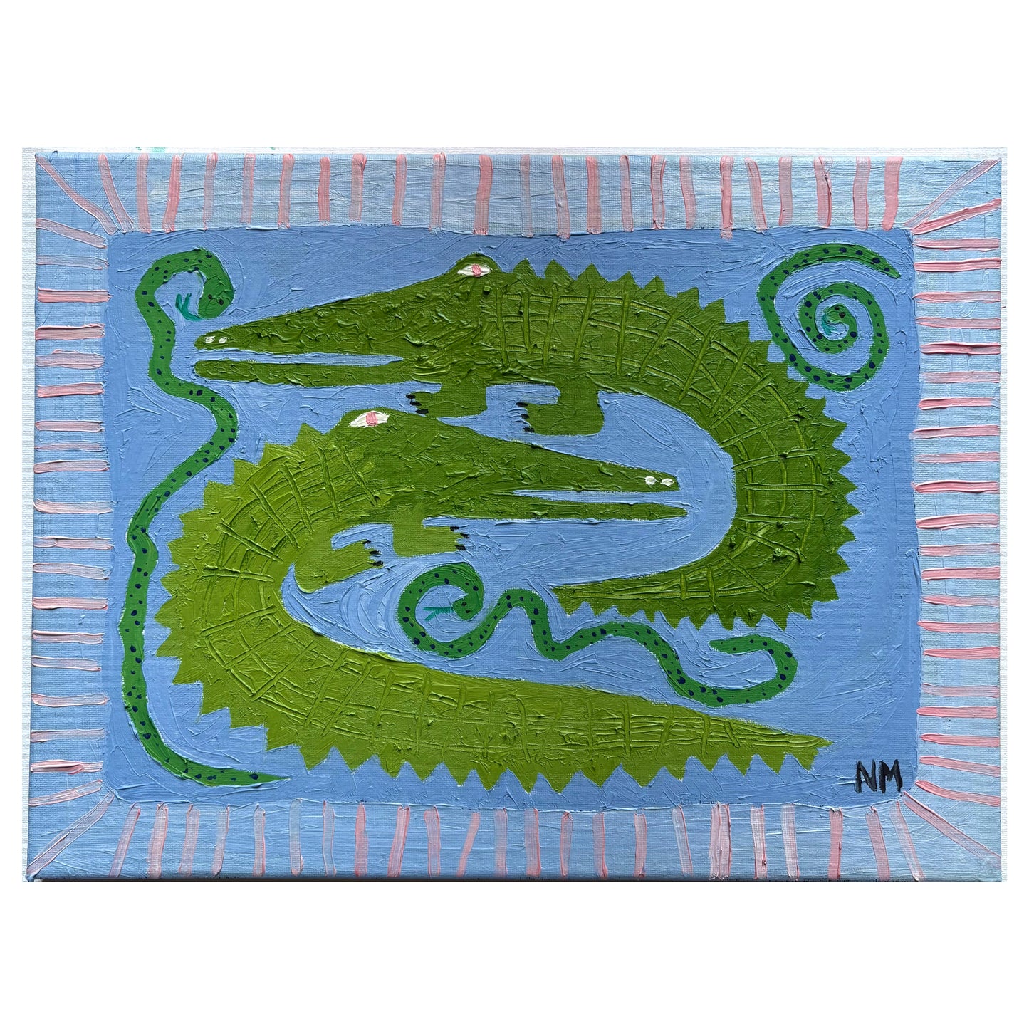 Crocodiles and snakes.
