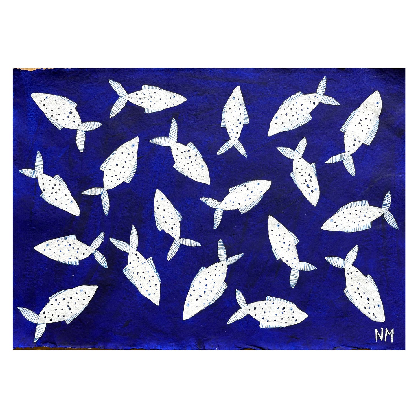 White fish in the sea.