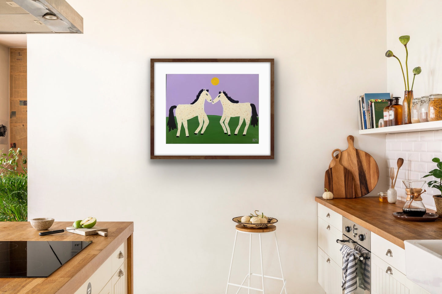 Lilac skies print.