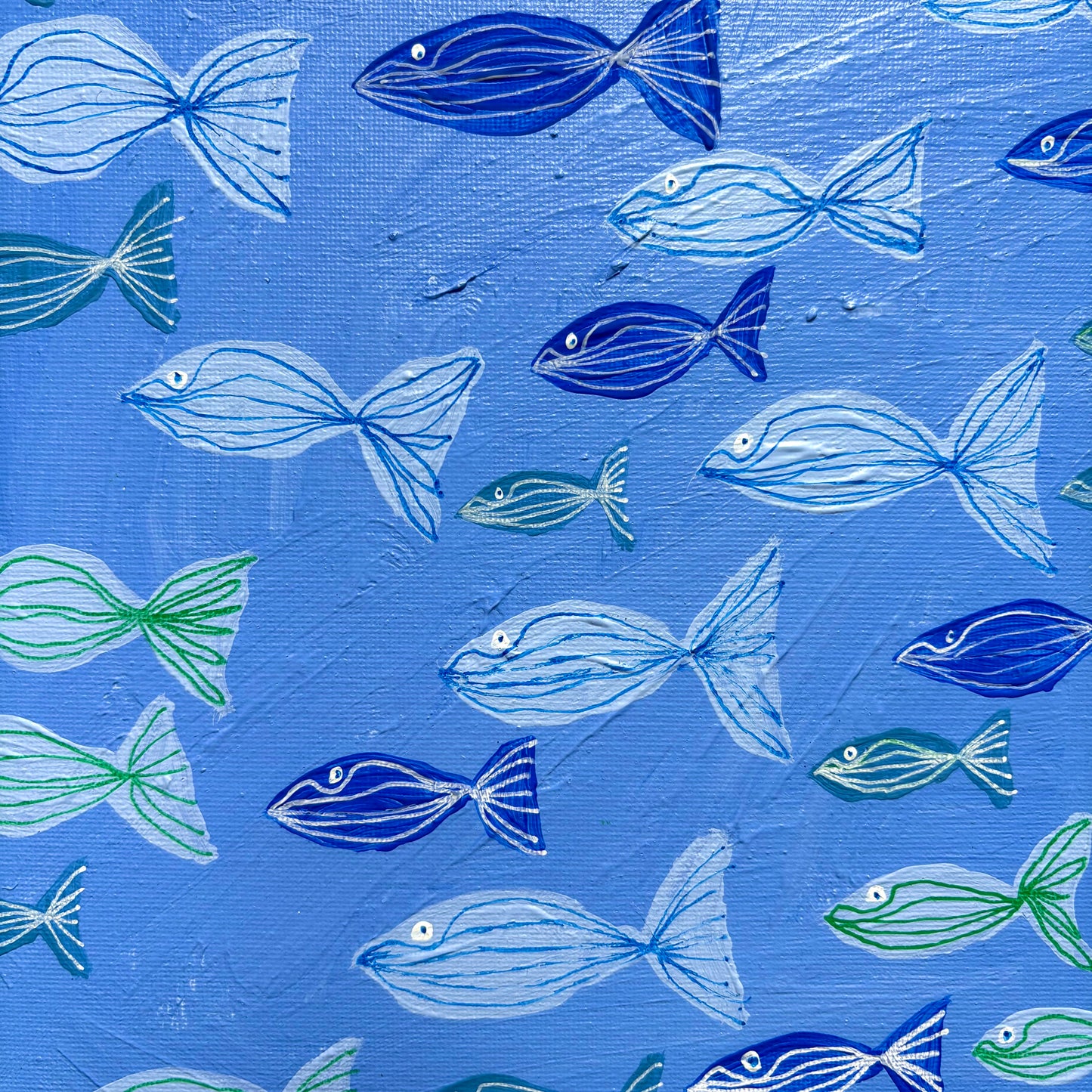 Swimming little fish.
