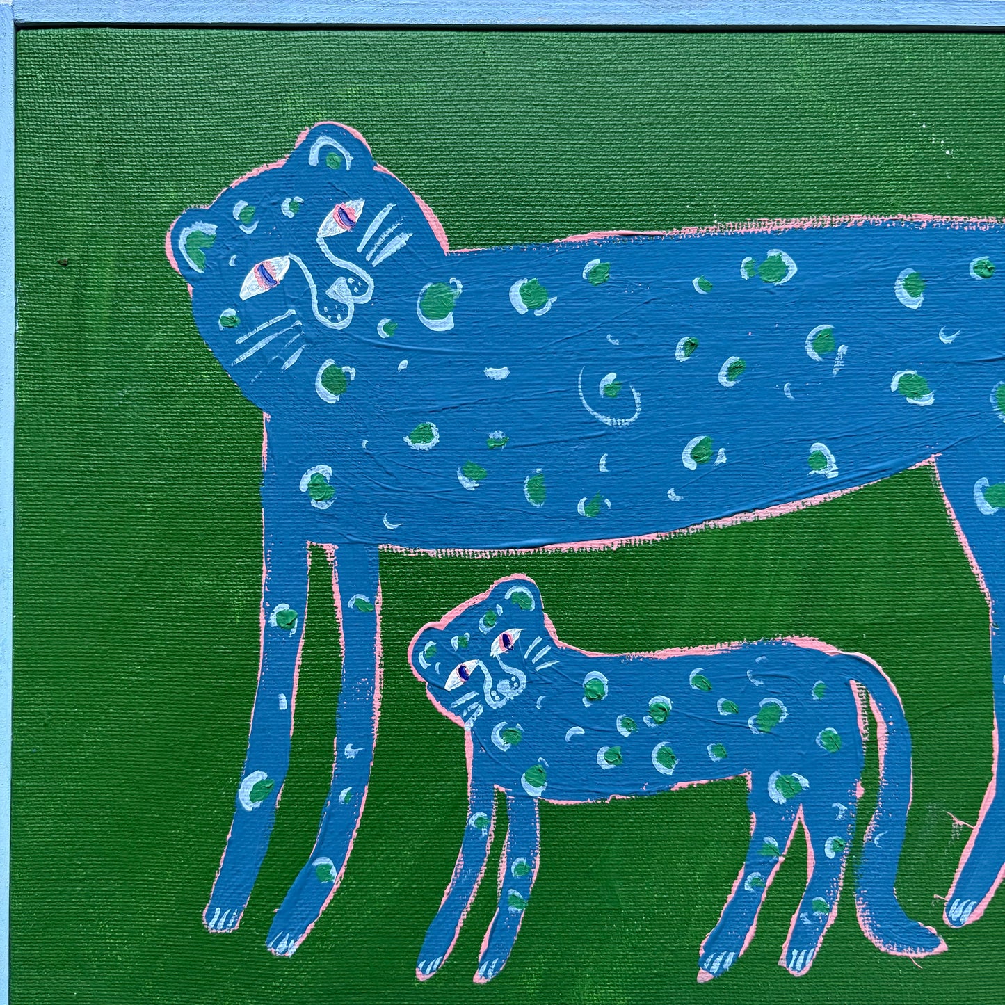Blue leopards.