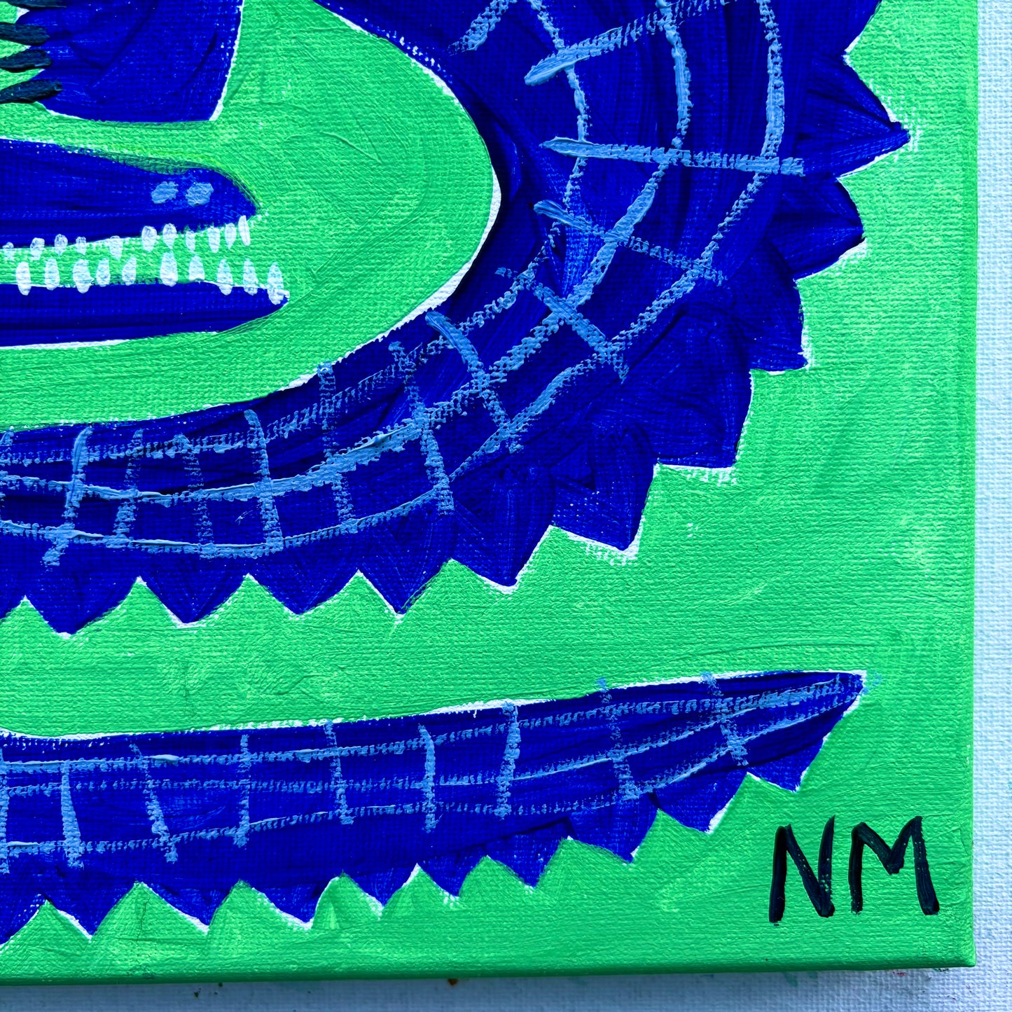 Blue crocodiles.