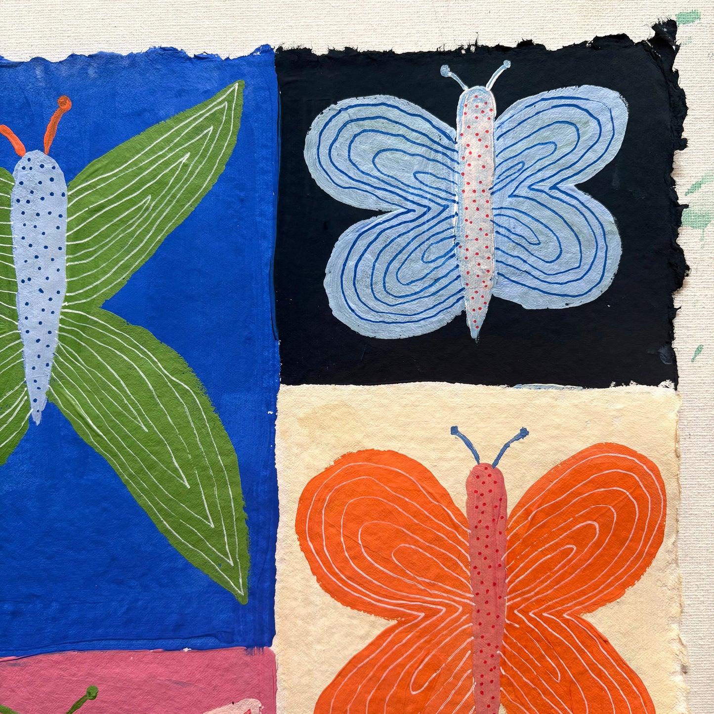Colouful butterflies.