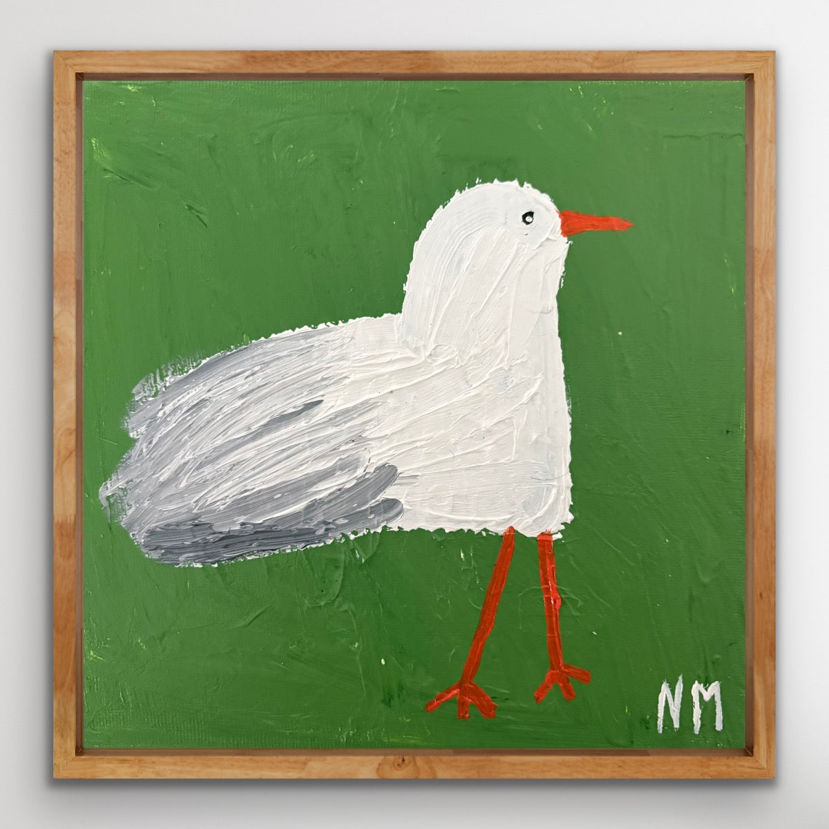 Seagull print.