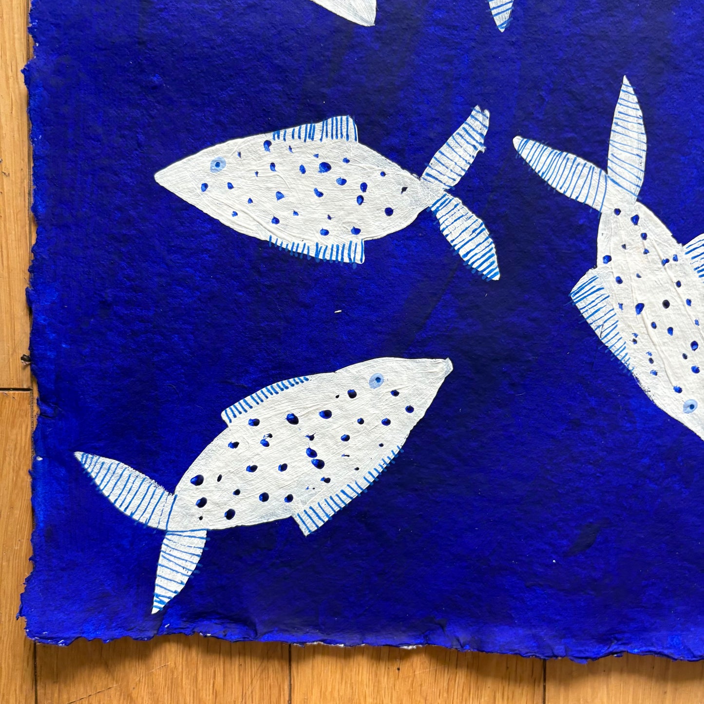 White fish in the sea.