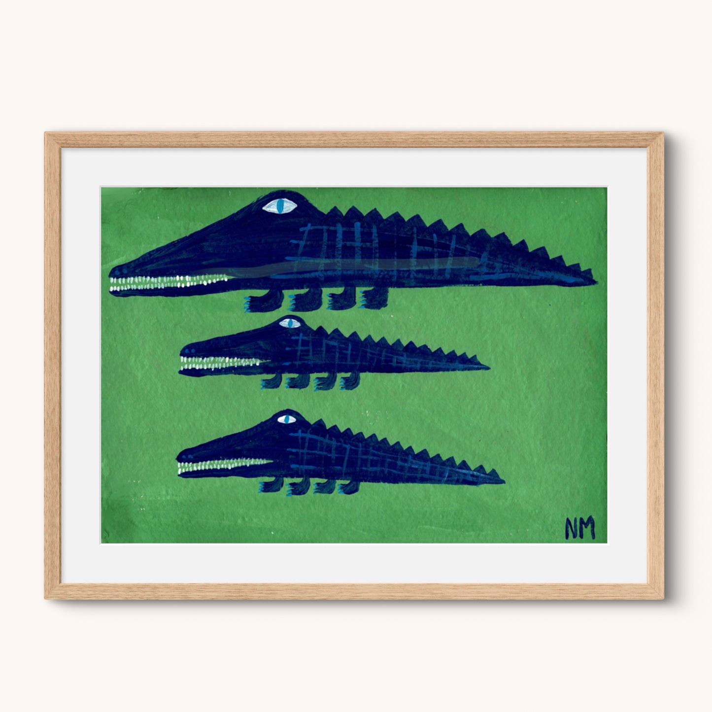 Blue crocodiles