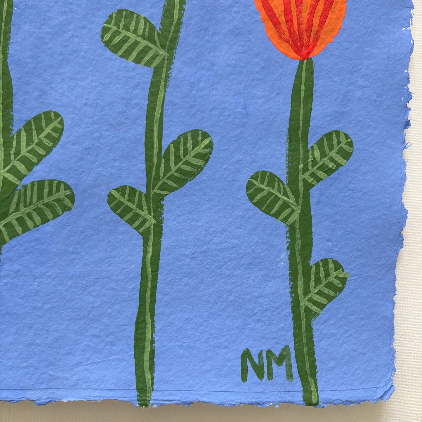 Orange tulips.