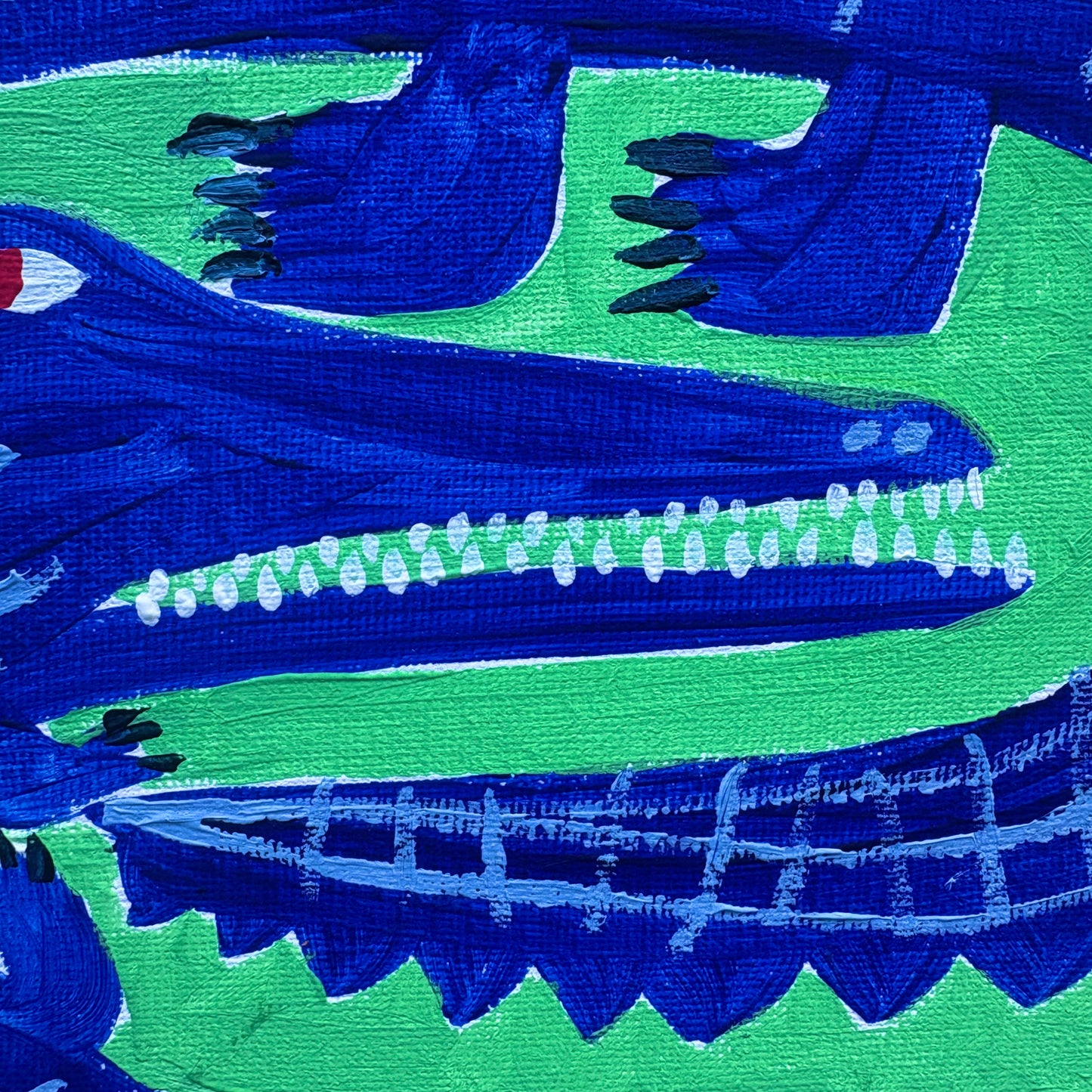 Blue crocodiles.