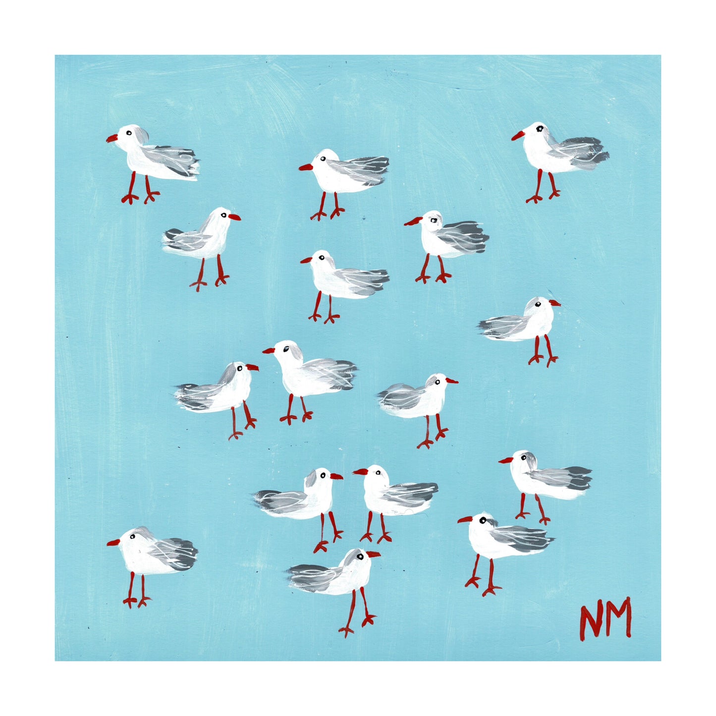 Seagulls print.