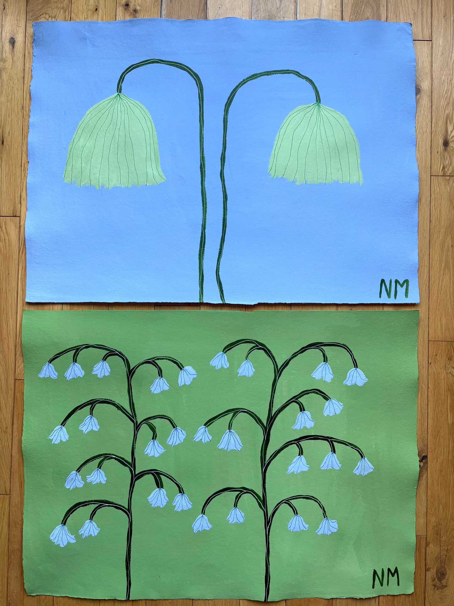 Two flowers - Commission.