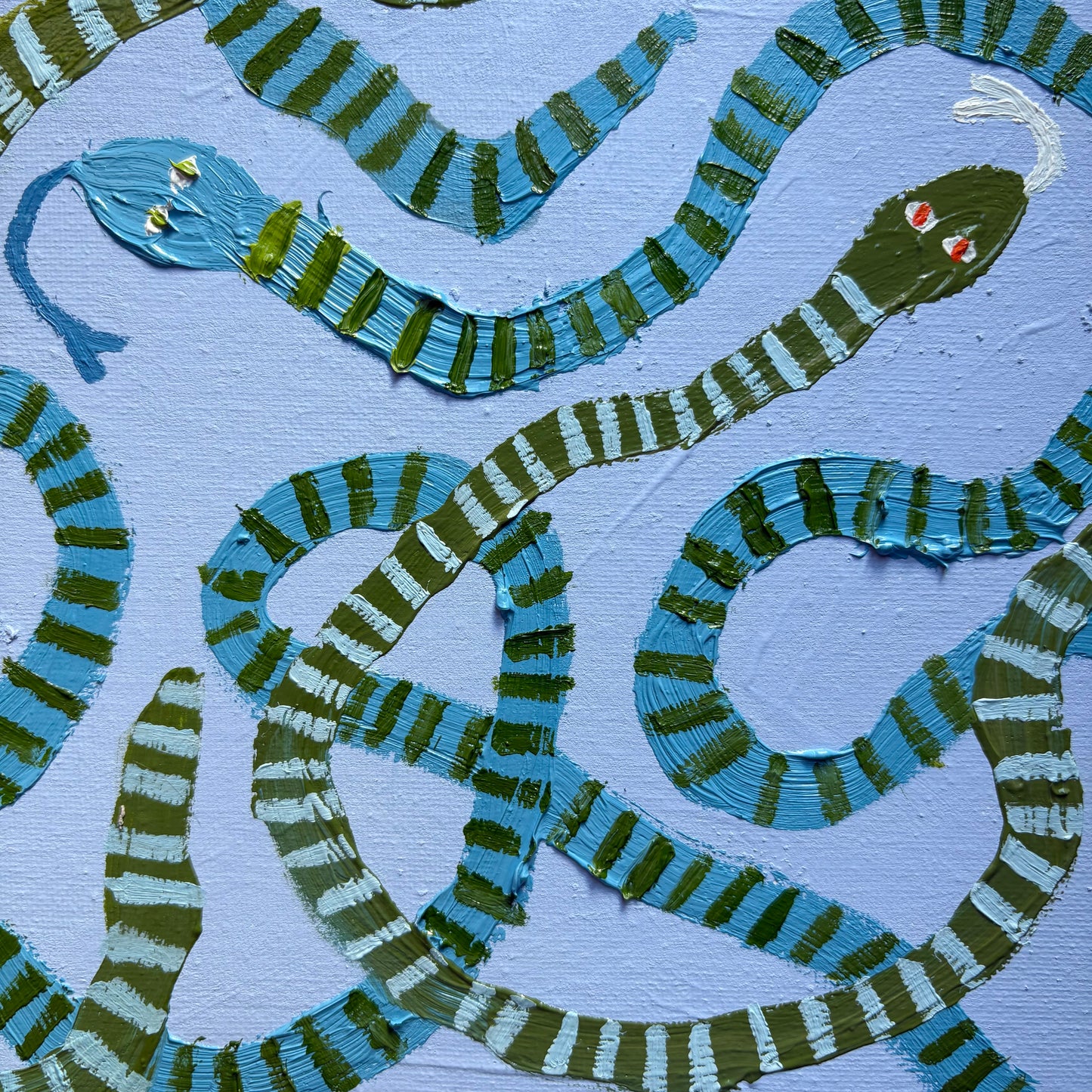 Two snakes.