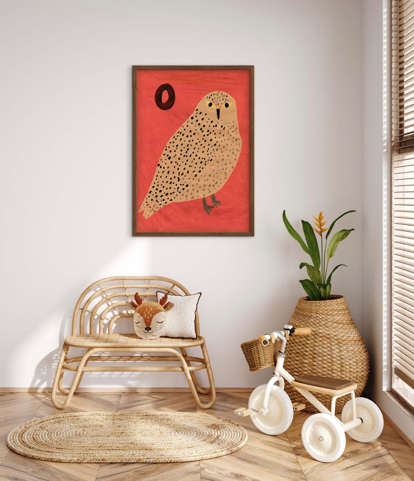 Alphabet O Owl Print.