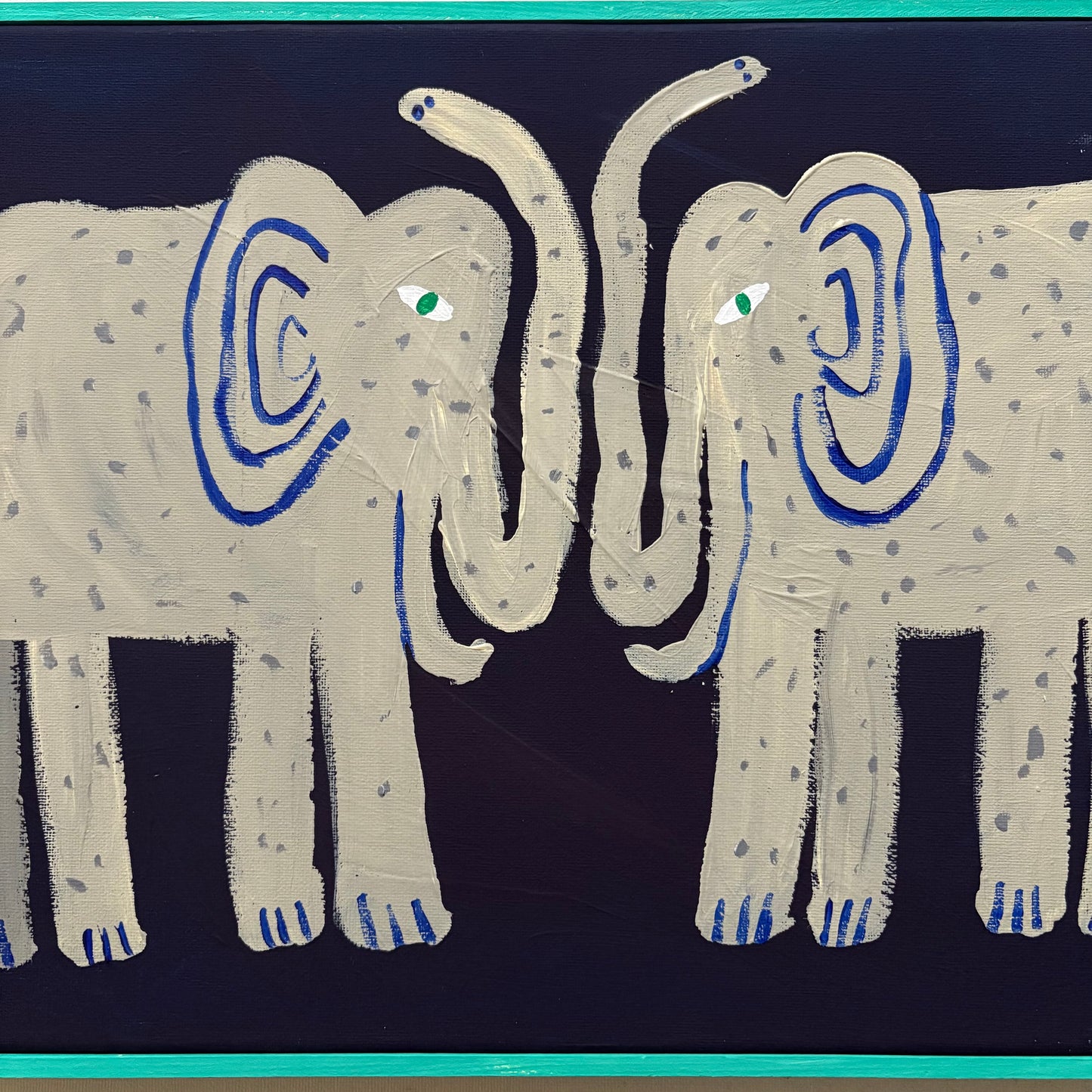 Two lovely elephants.