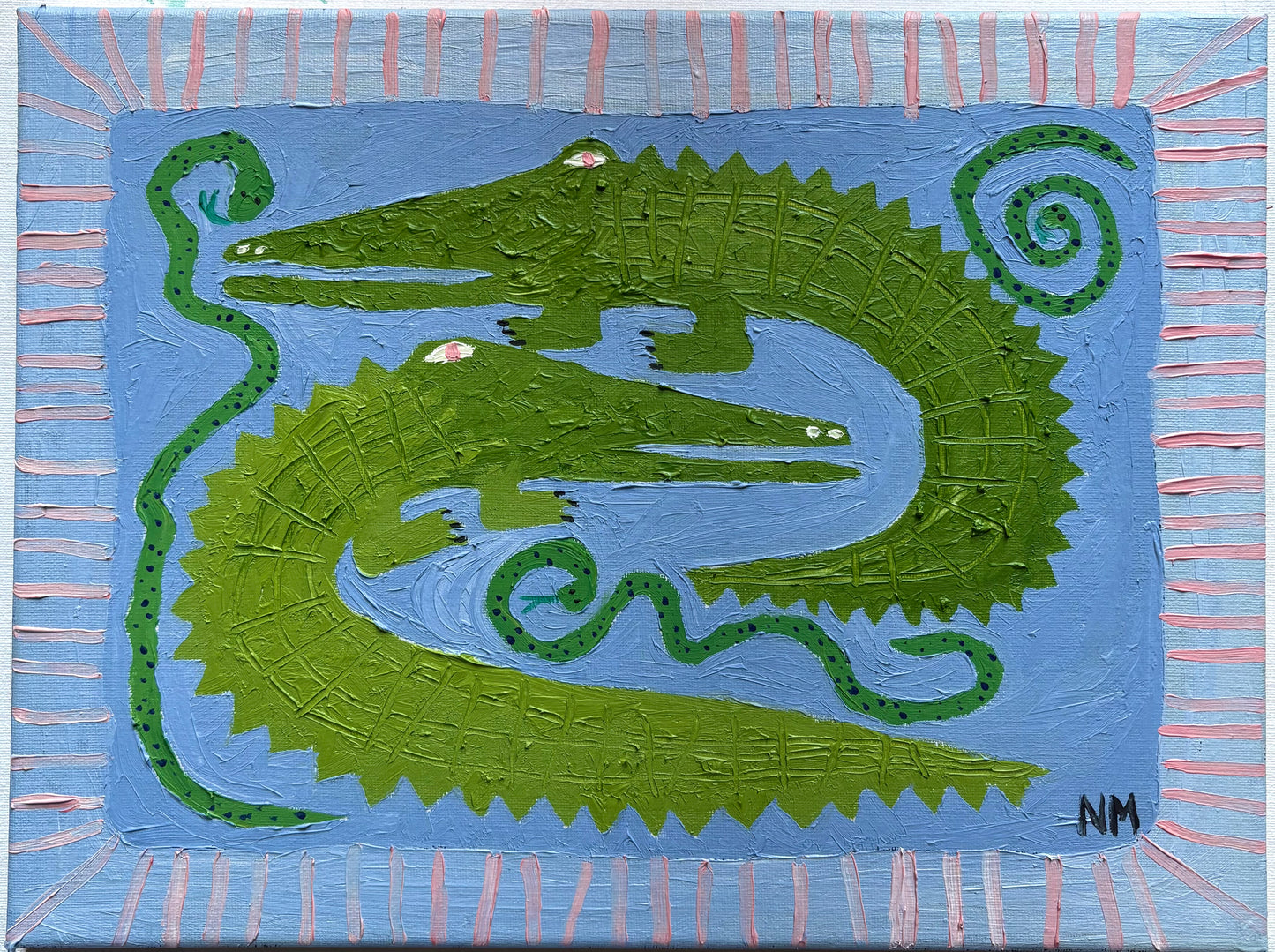 Crocodiles and snakes.