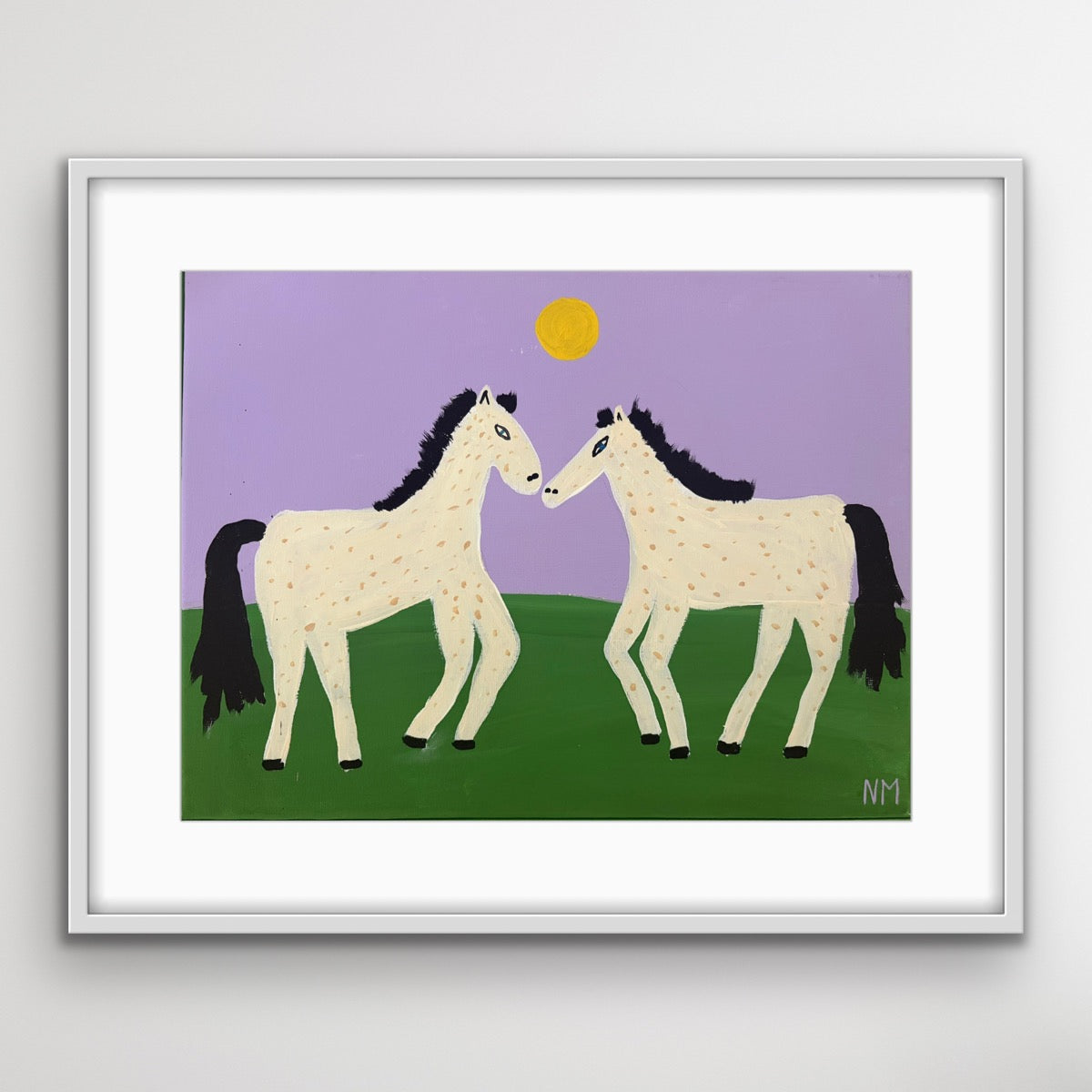 Lilac skies print.