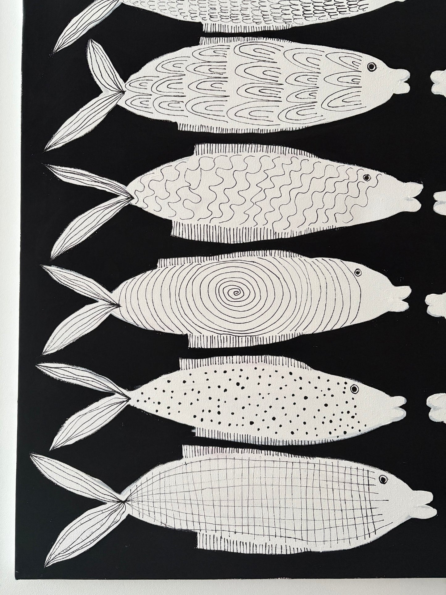White fishes.
