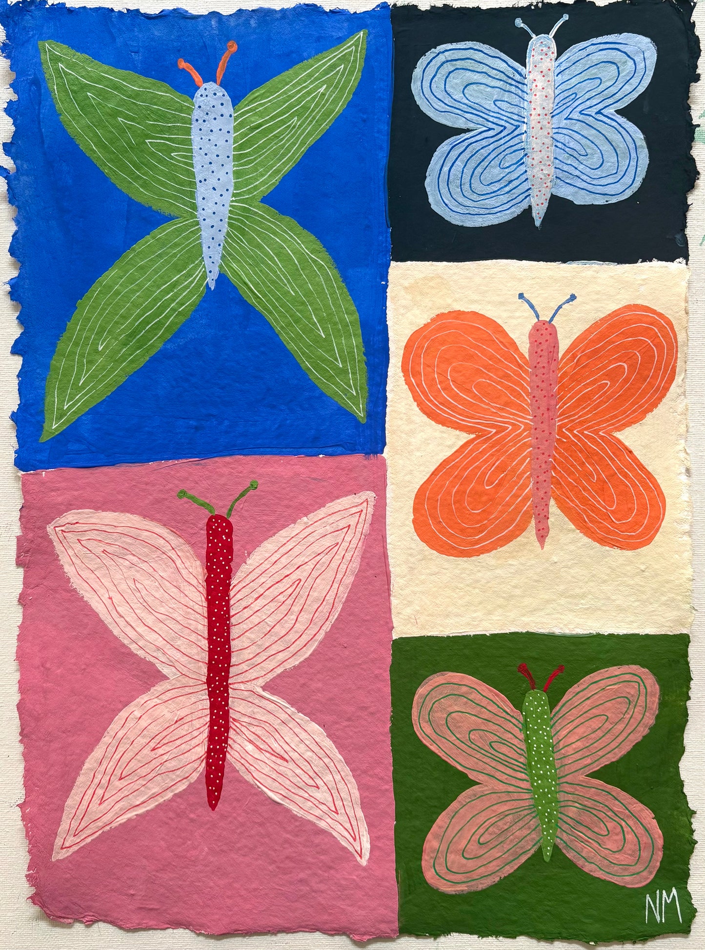 Colouful butterflies.