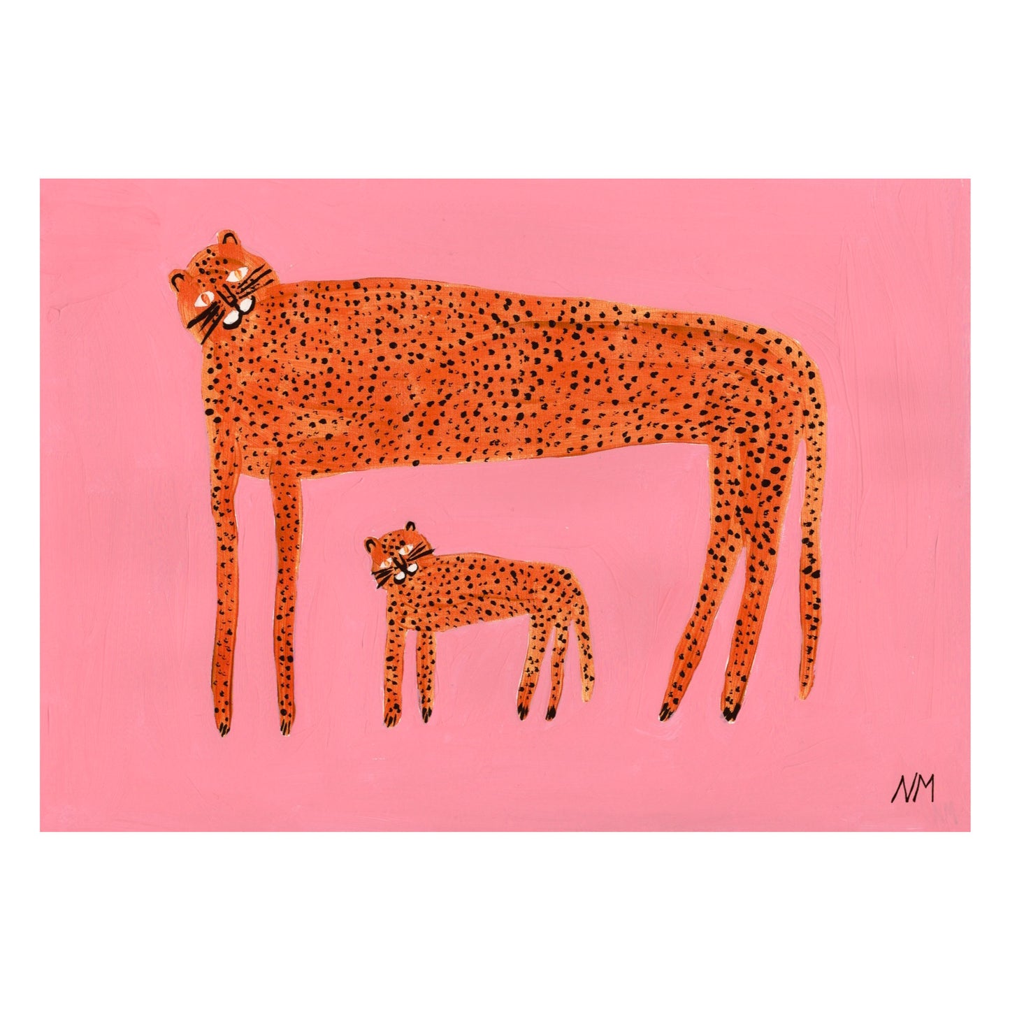 Pink baby leopard print.