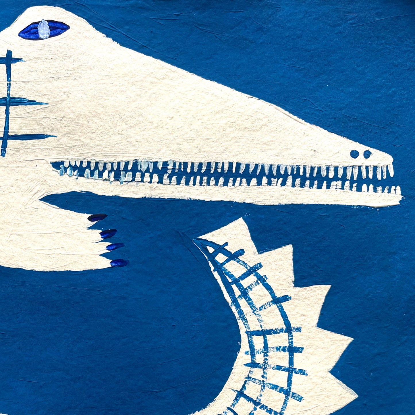 White crocodile.