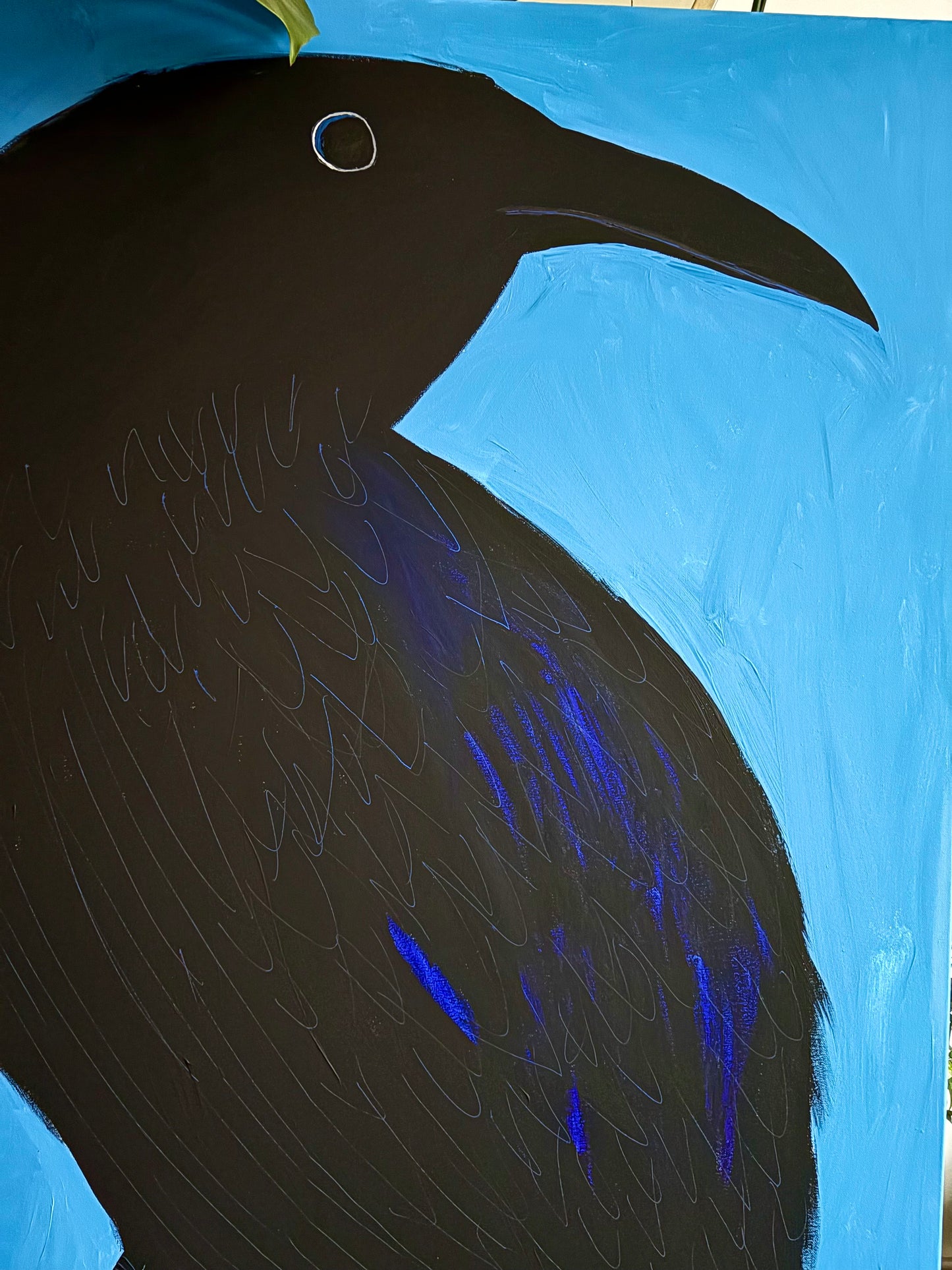 Giant crow.