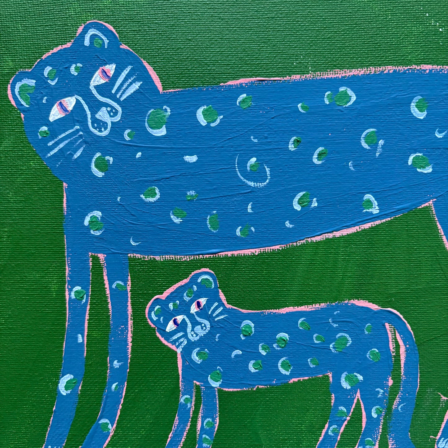 Blue leopards.