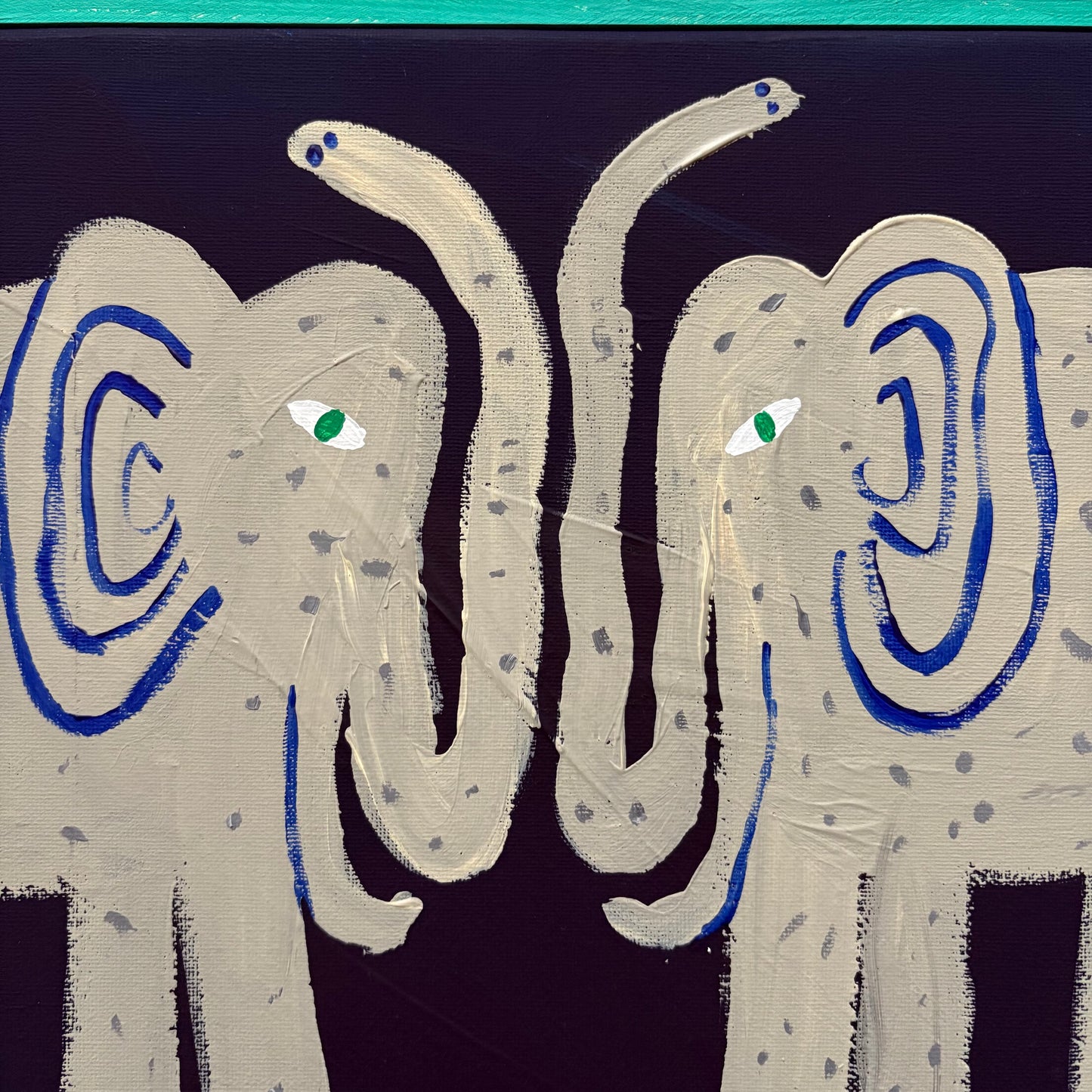 Two lovely elephants.