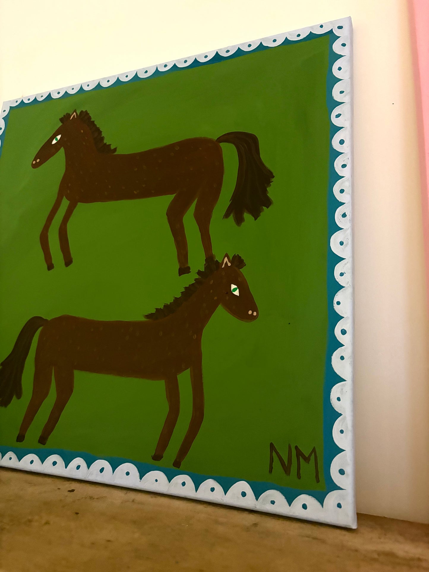 Horses in the field.