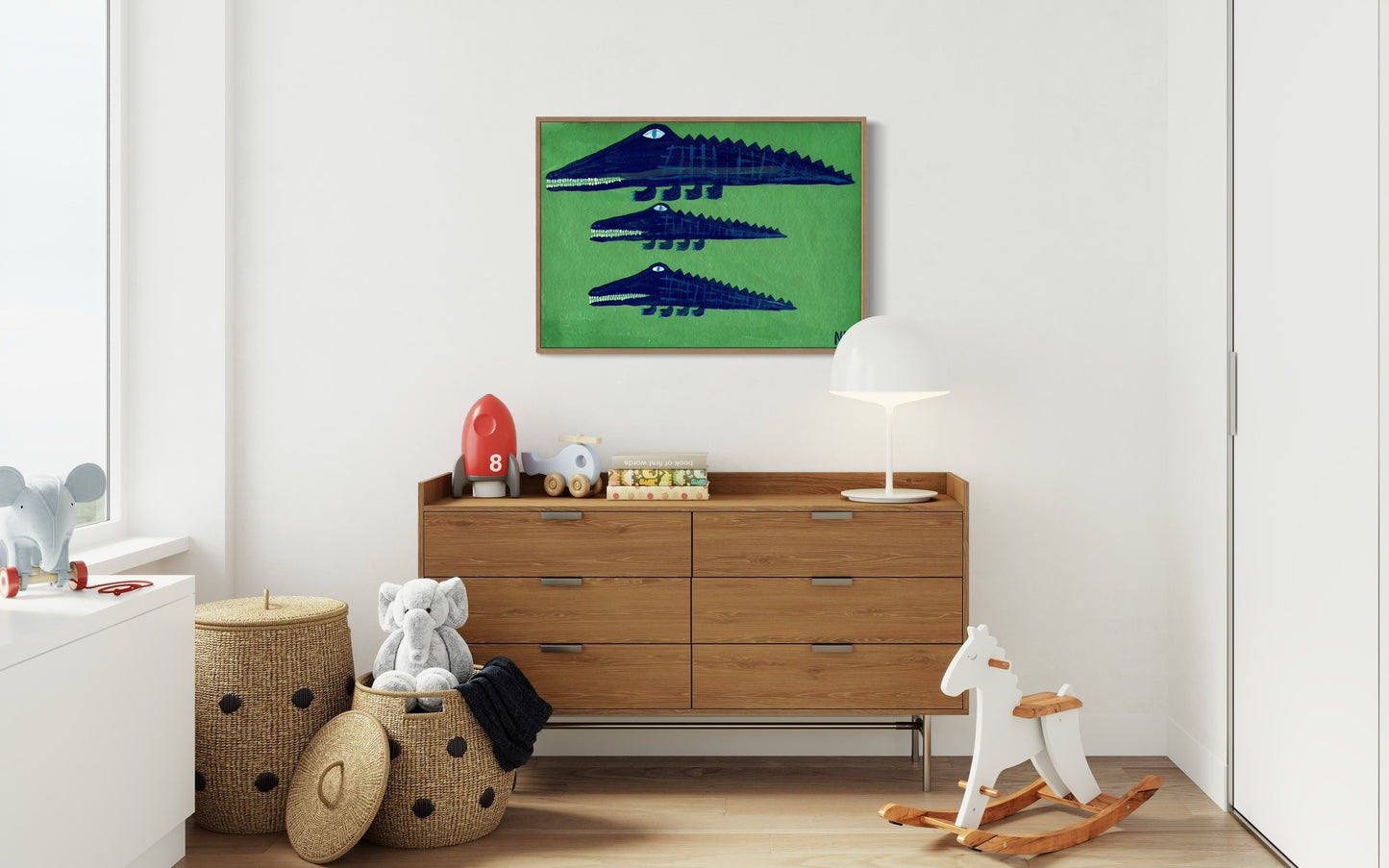 Blue crocodiles
