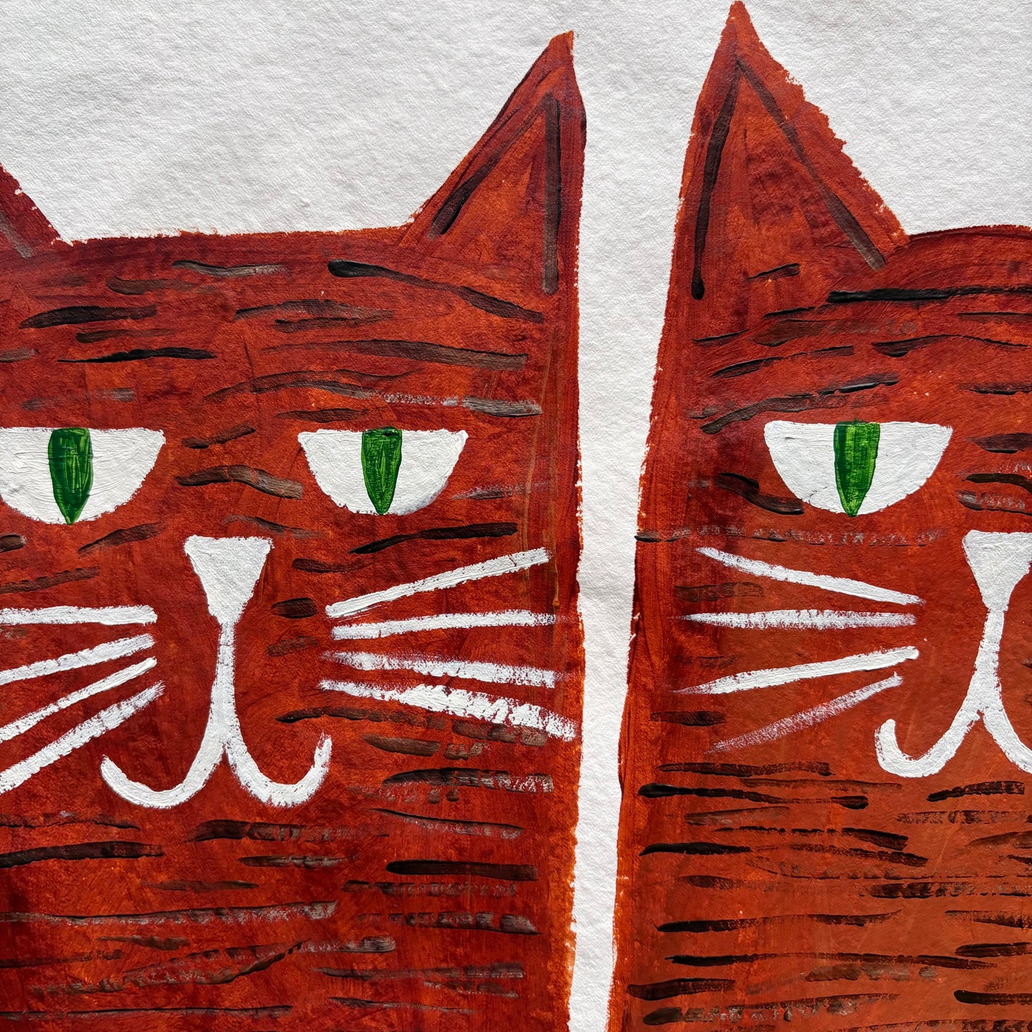 Ginger tabby cats.