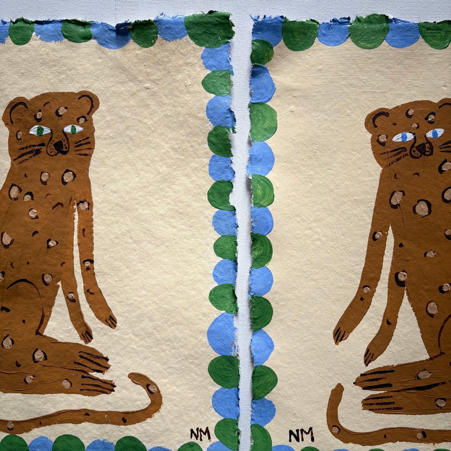 A pair of leopards.