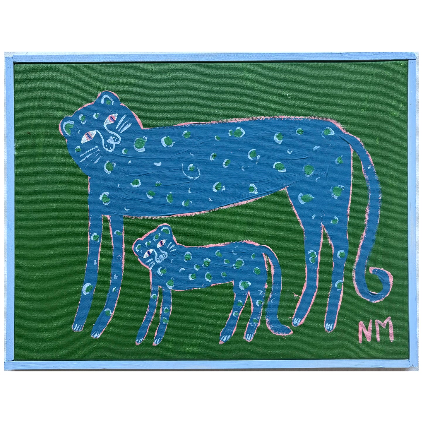 Blue leopards.