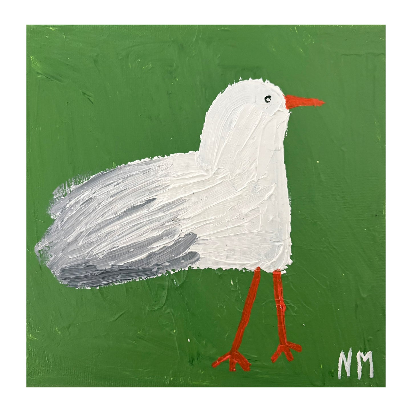Seagull print.