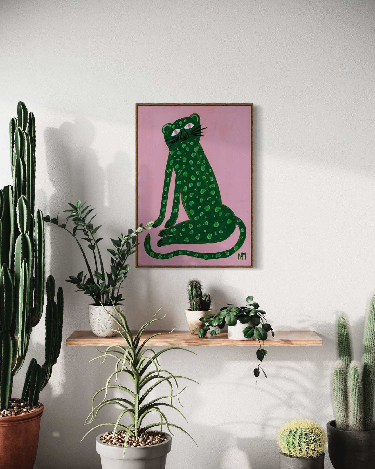 Green leopard