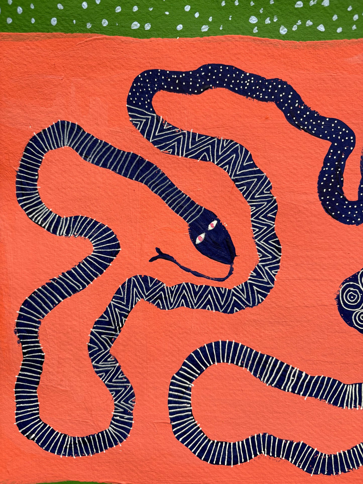 Blue snake