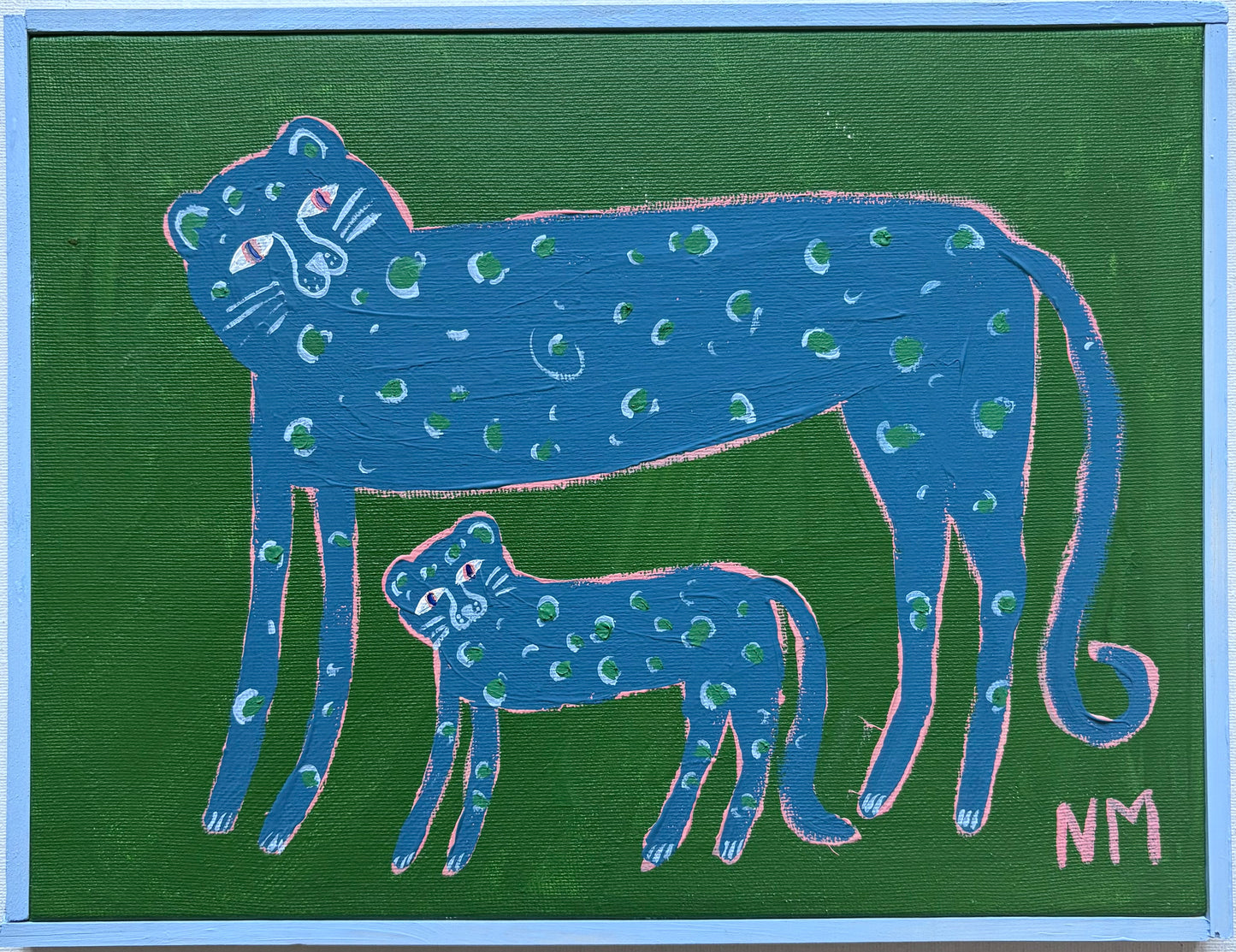 Blue leopards.