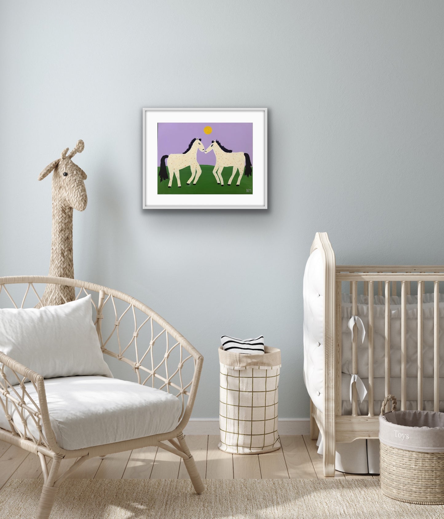 Lilac skies print.