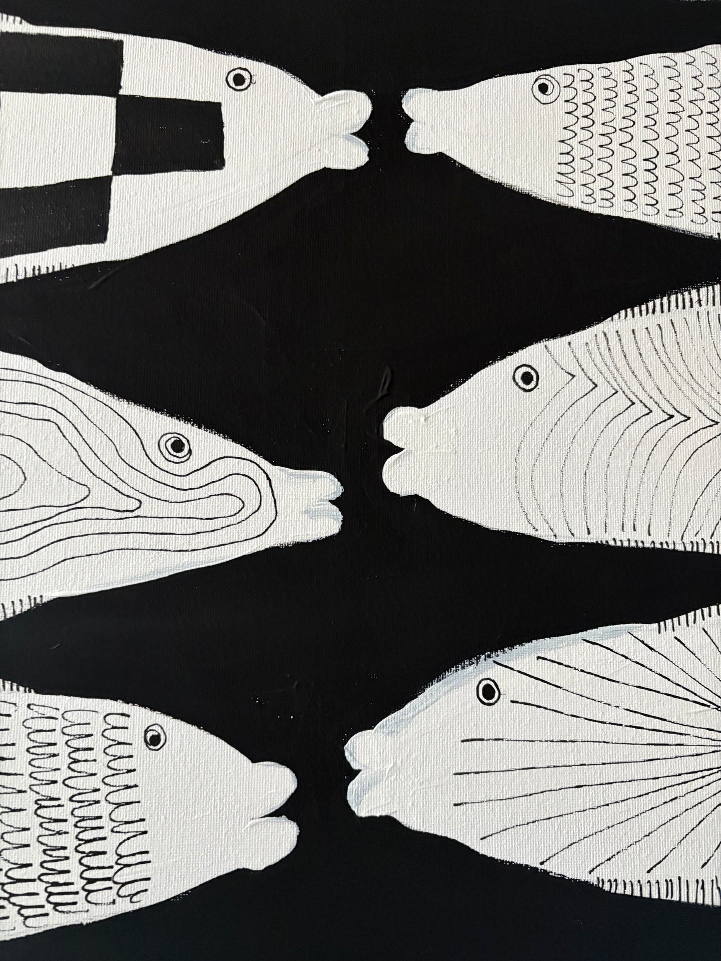 White fishes.