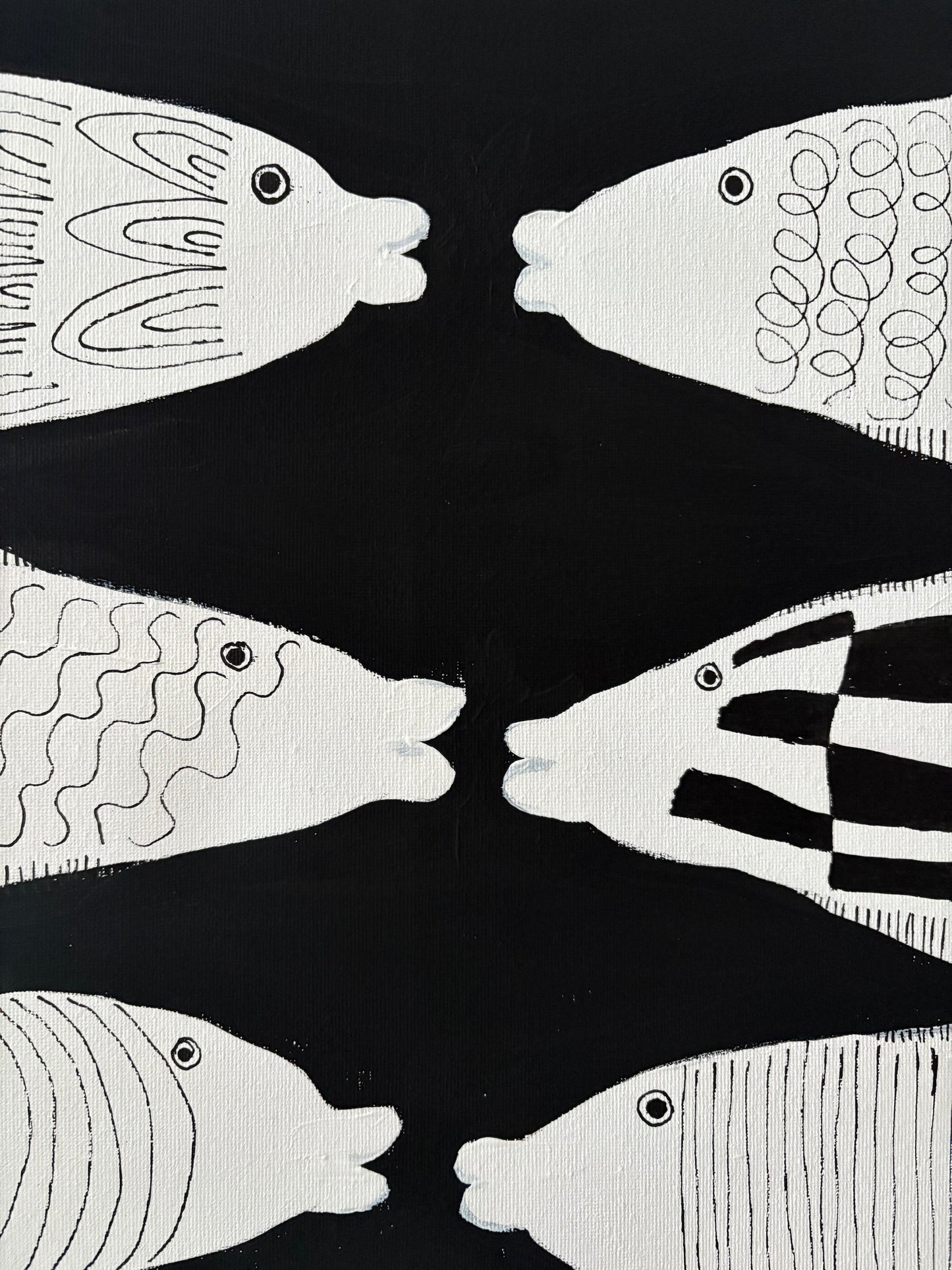 White fishes.