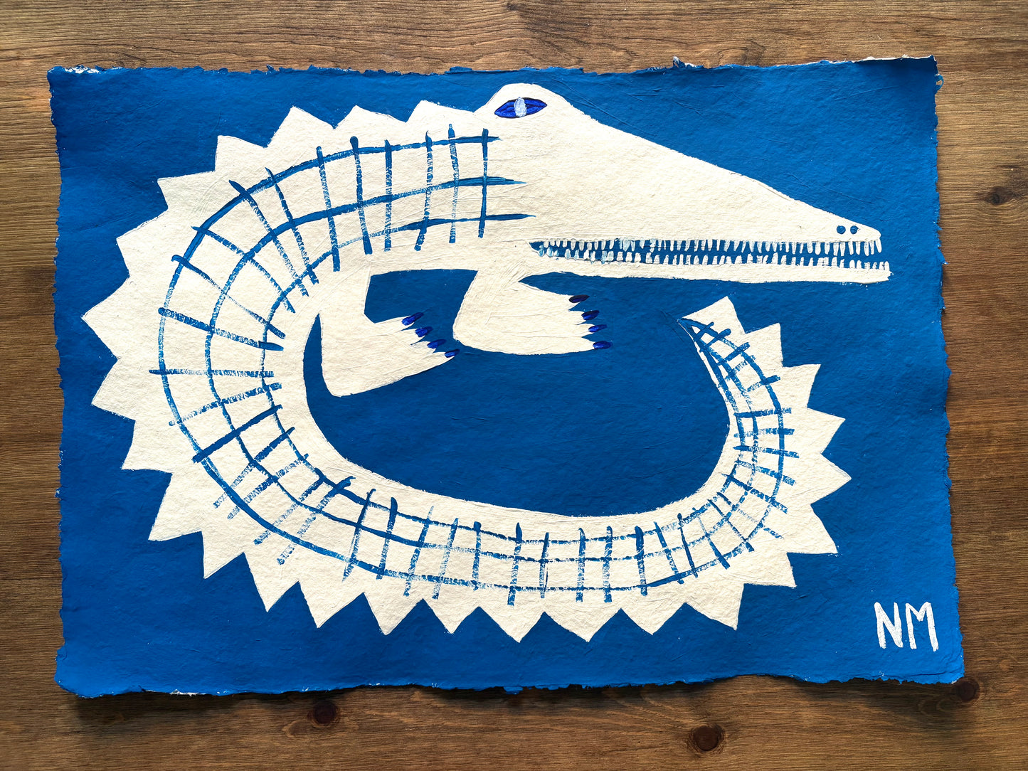 White crocodile.