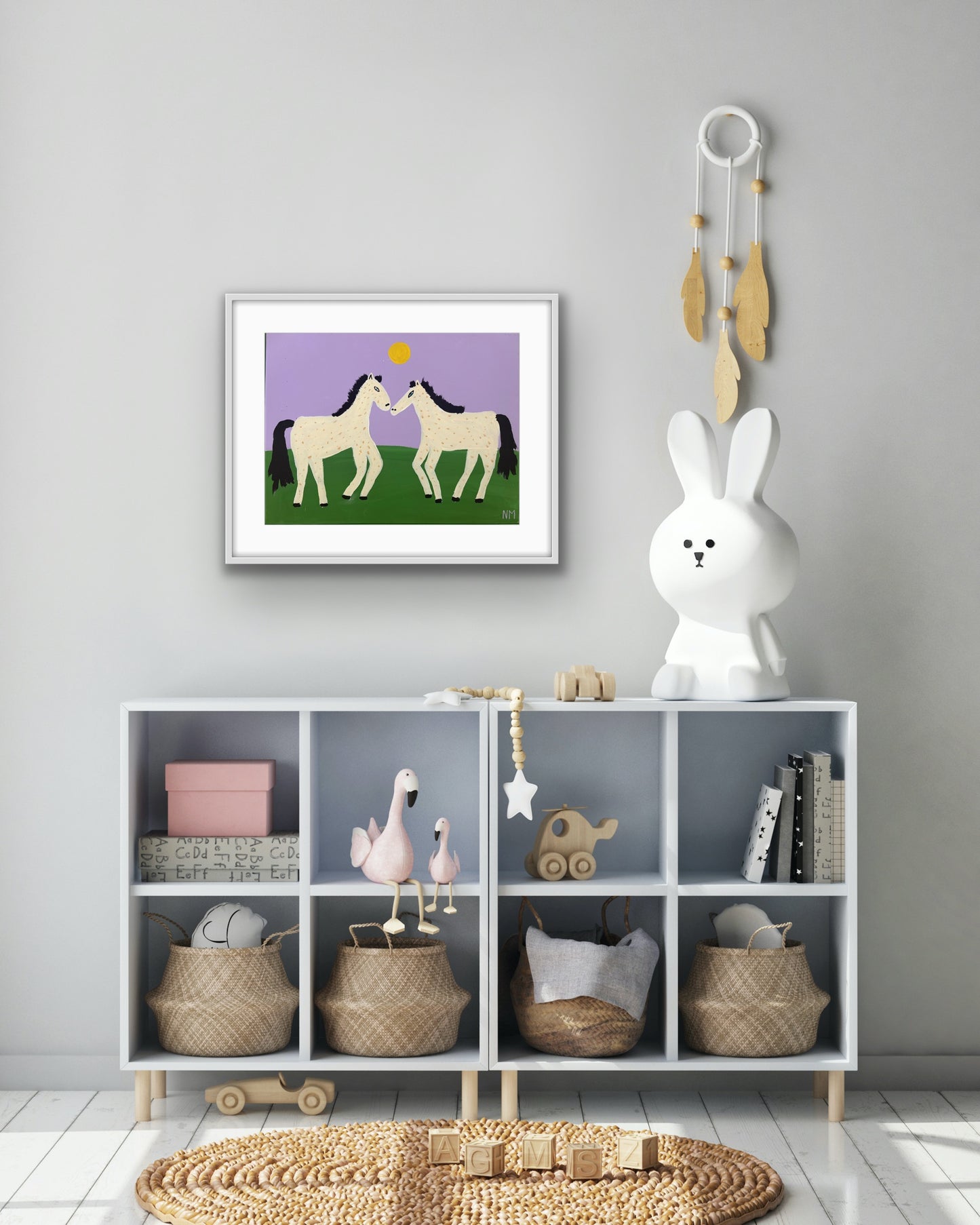 Lilac skies print.
