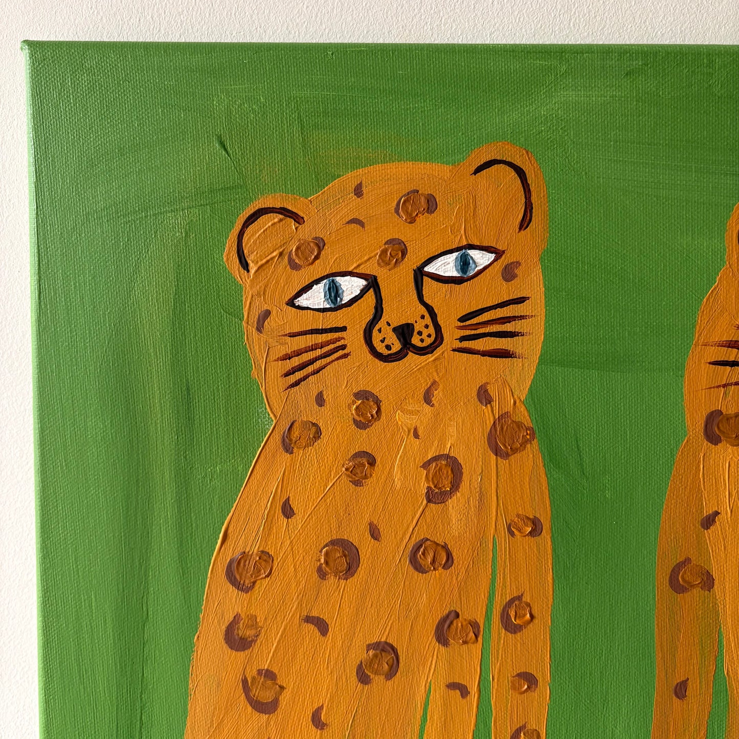 Two leopards.