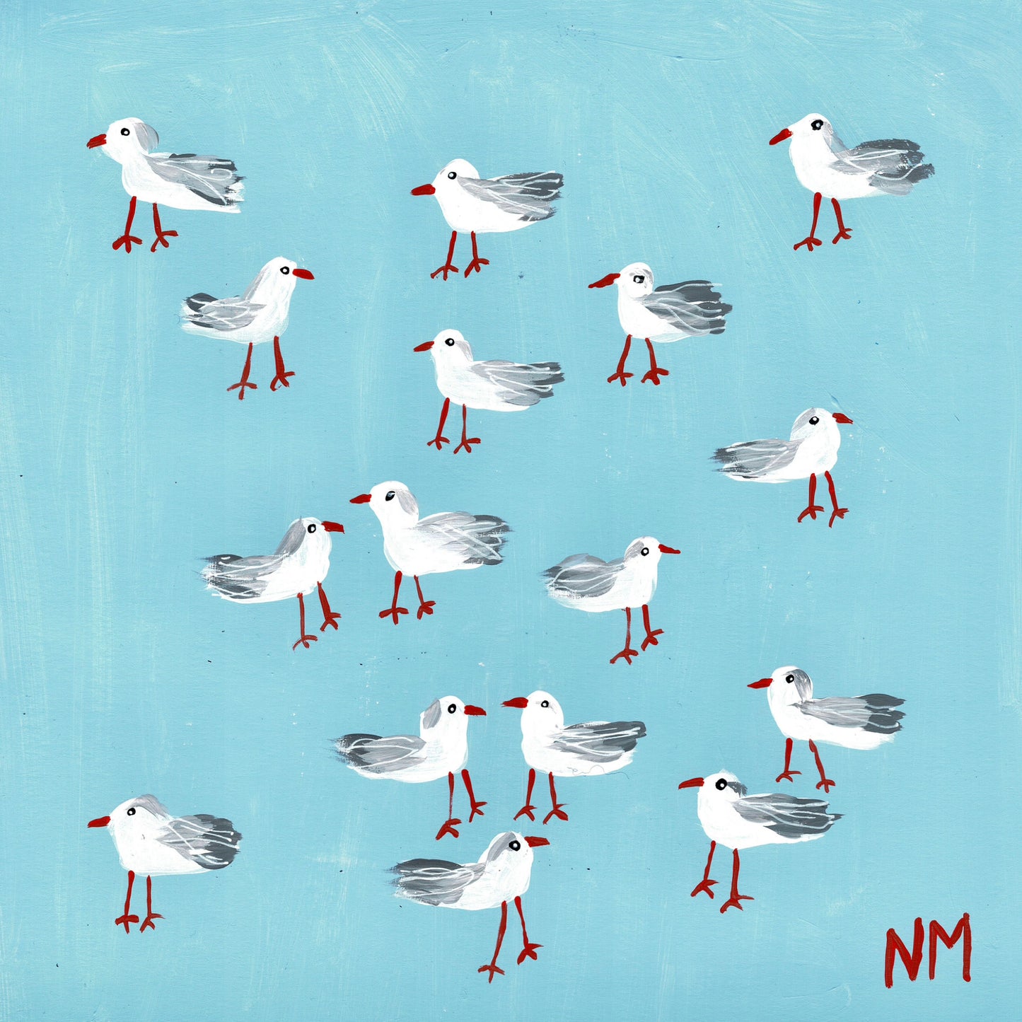 Seagulls print.