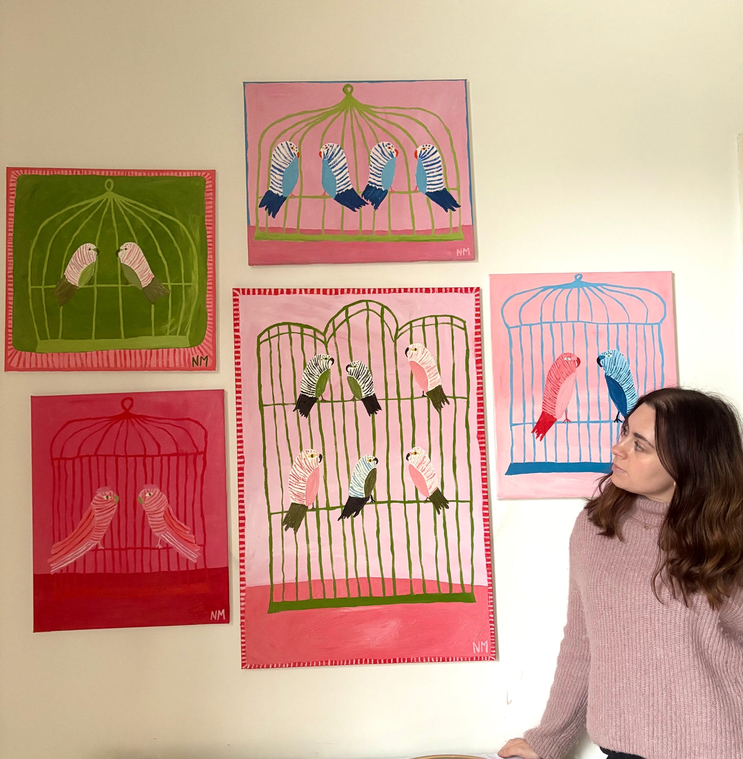 Birds in love