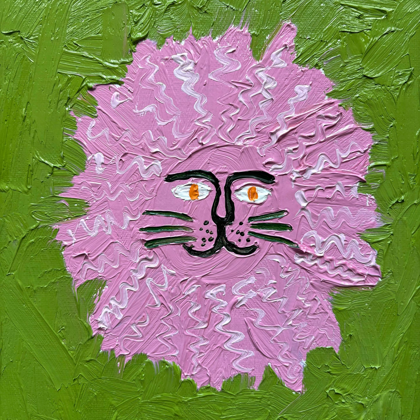 Pink lion.