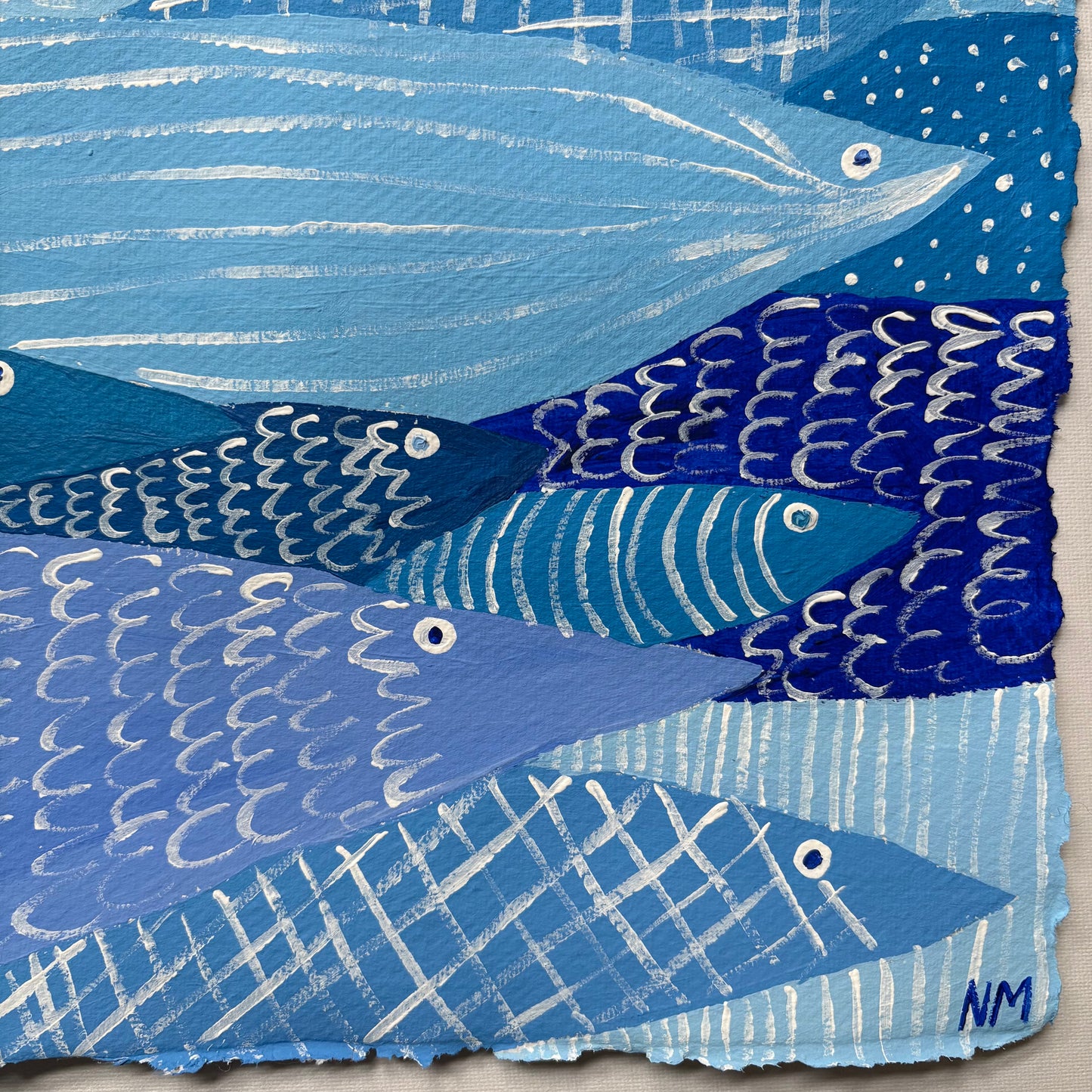 Blue fishes
