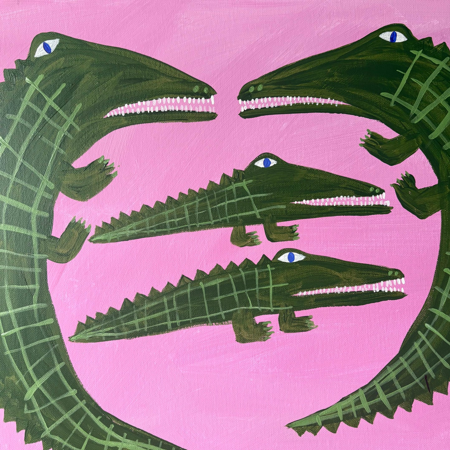 Crocodile family.