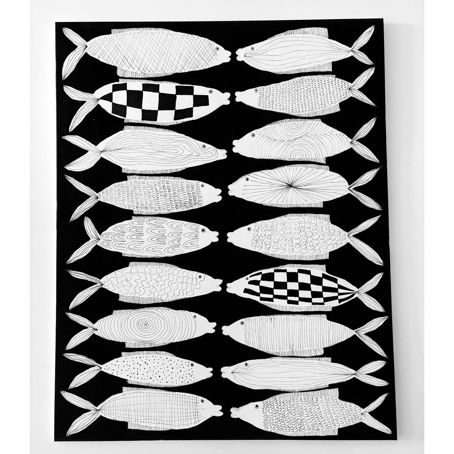 White fishes.