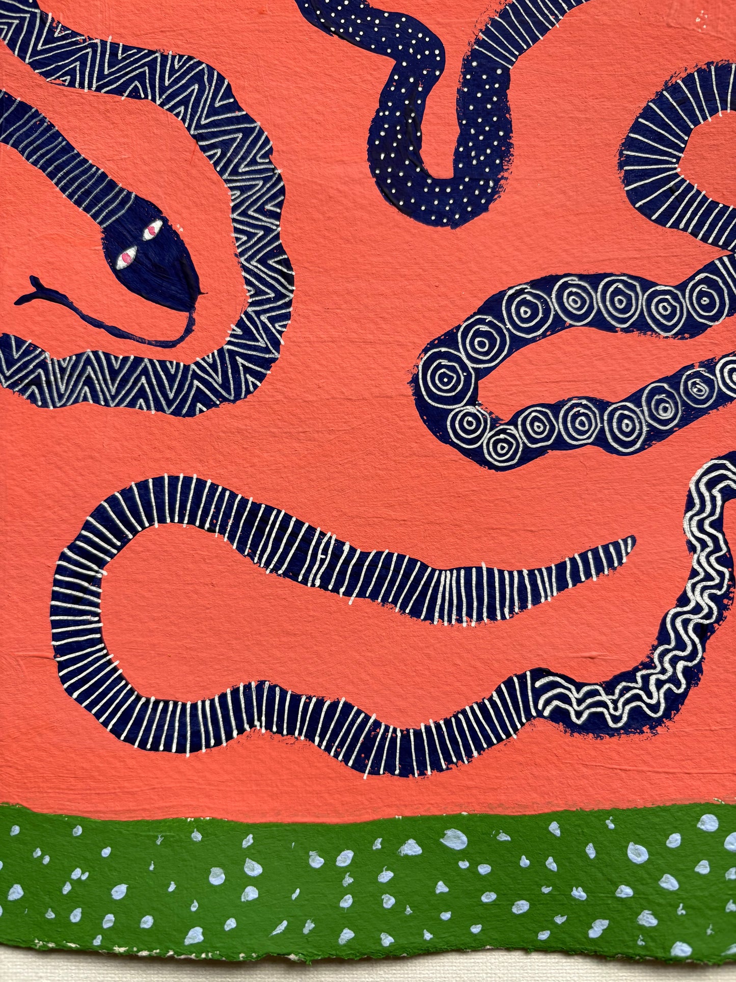 Blue snake