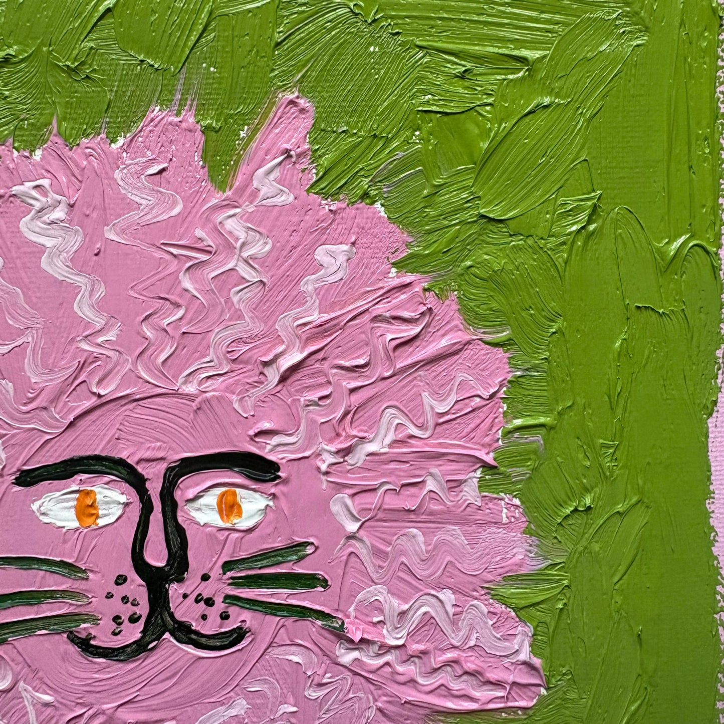 Pink lion.